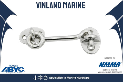 Top Shelf 316 Stainless Steel Cabin Door Hook And Eye Latch Non Rattle Sailboat Hardware For Boat Hatch Buckle Polished Metal Fitting