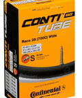 Box of Continental Race 28 700c Wide Tube with Presta 42mm valve, fits 700x25c to 700x32c durable wide profile for road bikes.