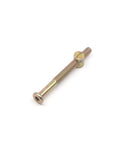 Tough As Nails M8x80mm Hex Socket Cap Screw And Furniture Barrel Nut Set Bronze Tone 6 Pack Allen Head visible screw detail