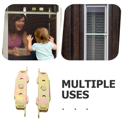 Heavy Duty Tandem Rollers For Sliding Patio Doors And Windows Replacement Kit With Bulletproof Double Bearing Wheels That Move Like Butter For Push Pull Cabinet Hardware And Quick Home Upgrades Sized At Six Point Three Inches Wide, showcased with family interactions.
