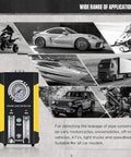 Automotive Smoke Machine And Evap Leak Detector With Dual Built In Air Pumps For Portable Two Stage Diagnosis, showcasing various vehicles.