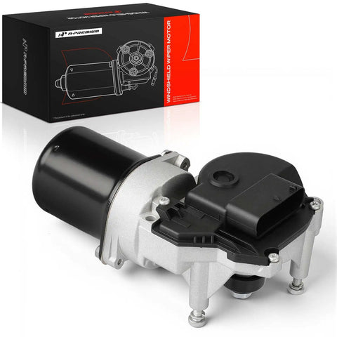 Bulletproof Front Side Windshield Wiper Motor With 4 Plus 8 Pin Connector For Ford F150 Explorer Mustang Expedition Flex Focus Escape Taurus Garage Trusted Pro on white background