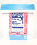 Ultrafine Granulated Baker's Sugar Two Pack 3.5 Lb tub nutrition label and blue lid