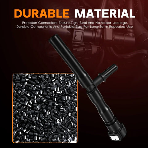 Universal EVAP Vapor Leak Detector Adapter Set Works With All Smoke Machines showcases durable adapters and precision connectors.
