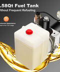 Beefy Heavy Duty Electric Hydraulic Pump For Dump Trailers 12 Volt DC Double Acting 1.58 Qt Hydraulic Pump With Remote Control