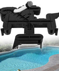 Top Manifold With Air Bleed Valve For Pentair FNS Plus De Pool Filter Systems Replaces V38 140 And 25357 600 000 Fits 24 To 60 Gallon Swim Spas Smooth Operator Flow Boost, PVC black manifold for smooth water flow.
