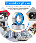 Heavy Duty 10 Pack 688 2RS Miniature Deep Groove Double Sealed Chrome Steel Ball Bearings For RC Cars Drones Robots And Small Electric Motors 8X16X5mm with blue seals