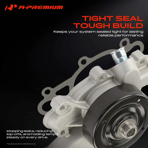 Premium Engine Water Pump Keeps Cool Under Pressure Dodge Ram 1500 Dakota Durango 3.9 5.2 5.9L V6 V8 with tight seal housing.