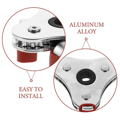 Close-up of Heavy Duty Aluminum Smoke Transducer Removal Head With Slick Precision Grips, showcasing aluminum alloy material and easy installation.