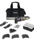 Beast 3.0 Amp Sonicrafter Oscillating Multi-Tool with 31-piece kit including accessories and carry bag for DIY and professional use