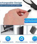 Kickass Rechargeable Led Safety Glasses With Built In Work Lights For Mechanics Auto Repair And Tight Garage Jobs featuring USB-C charging and battery.