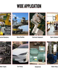 Various applications of Premium Heavy Duty M12 Rubber Vibration Isolator Mounts Set Of Two For Mini Split Ac Generators And Diesel Engines.