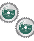 Kickass Smooth Cuts Pro Grade Five And Half Inch Thirty Six Tooth Atb Finishing And Trimming Saw Blade for zero splinters.