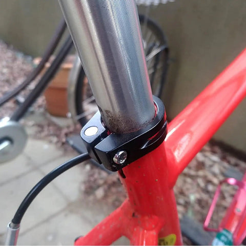 Lightweight Aluminum Quick Release Seat Post Clamp Fits 28.6mm 31.8mm And 34.9mm Seat Tubes For Mountain Road Track DH BMX Bikes