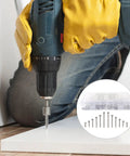 Drilling into wood using Self Tapping And Self Drilling Kit In 410 Stainless Steel With Washer Head, Rust Resistant Assortment