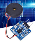 5.0V Piezoelectric Vibration Sensor Module with Analog and Digital Outputs TTL Level 20 by 20 mm for Tap Detection