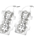 2 Pack Dryer Heating Element Replacement 5300W 240V Fits Most Dryers Replaces DC47-00019A Includes Insulators And Restring Coil