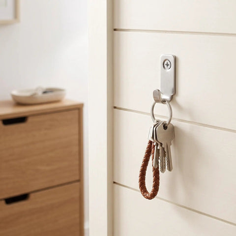 Heavy Duty Stainless Steel Picture Wall Mount Hooks Corrosion Resistant Drywall Brackets Built Like A Tank Worry Free Hanging For Big Frames And Mirrors Foolproof Install Design, key hook on door with keys