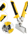 6 Inch Sheet Metal Hand Seamer With Straight Jaw Pliers For Bending Seaming And Flattening Metal Sheets Anti Slip Handles