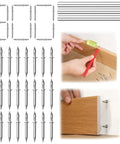 Level Up Home Reno With These 300 Pcs Rust Resistant Baseboard Double Headed Nails For Skirting Crown Molding And Drywall boasted in image with tools.