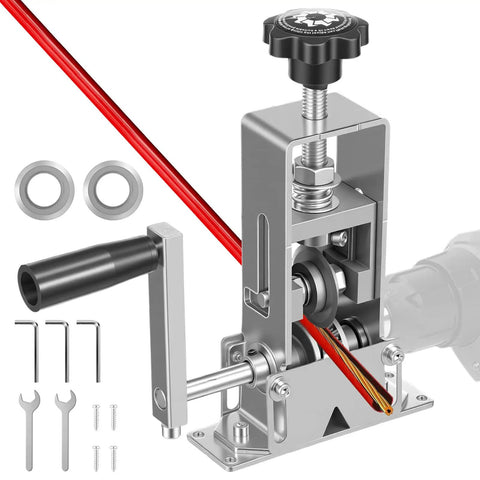 Versatile Wire Stripper Machine With Dual Mode Power No Fuss Hand Crank Or Drill Powered Delivers Quick Easy Copper Wire Stripping