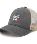 Dope Everyday Trucker Cap For Men With Adjustable Strap One Size Fits Most Breathable Mesh All Season Wear Gray with Fun Graphic