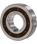 One Way Clutch Bearing Rock Solid Dual Keyway Construction Featuring Hardened Chrome Steel Sprags 15X35X11Mm close-up angle view.