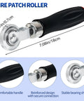 Top Shelf 33 Piece Tire Patch Kit With 30 Rubber Inserts In Three Sizes Plus Roller And Scraper For Quick Car Motorcycle And Bike Repairs That Make Fixing Flat Tires A Snap Hella Tough Gear For Every Road. Tire patch roller featuring comfortable handle and durable metal roller.