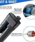 Close-up of Heavy Duty 330 Pound Linear Actuator 12 Volt 24 Inch Stroke IP65 Waterproof with high strength plastic gears.