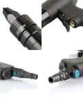Close-up of Heavy Duty Adjustable Pneumatic Rivet Nut Gun With Quick Swap Self Locking Snout showing tip and control features.