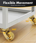 Heavy Duty Brass Caster Set Of 4 Built Dang Tough To Roll Out Like Butter On Hardwood Or Tile with 360-degree pivot on furniture.