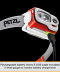 Rechargeable Headlamp With Reactive Lighting Technology, 900 Lumens, Ultra Compact And Lightweight, USB charging in view