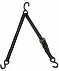 3 Point Tie Down Ratchet Strap For Jet Ski Sea Doo And WaveRunner Transom Straps Heavy Duty Polyester Webbing With Double Tacked Reinforcement For Secure Transport
