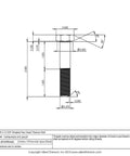 Top Shelf Grade Five Titanium Hex Head Bolts 3/8-24 By 2 Inch Unified National Fine Thread Pack Of Three technical drawing showing dimensions.