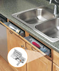 Heavy Duty Soft Close Tip Out Tray Hinges With Smooth Damping Action For Kitchen Sink Cabinets, cold rolled steel, under sink storage.