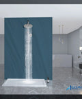 Image of Retrofit Shower System With 6 Function Handheld Sprayer And 8 Inch Rain Shower Head in polished chrome, wall mounted