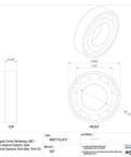 Top Tier Single Row Angular Contact Ball Bearing Open Design Forty Degree Contact Angle Abec One Precision smooth rolling 35Mm Bore 72Mm Outer Diameter 17Mm Width