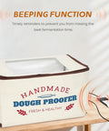 Extra Large Automatic Dough Proofing Box With Plug And Play Temperature Settings And An All Day Timer with beeping function.