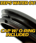 Heavy Duty Fork Caster Bearing Rebuild Kit With Bore Sealant Coating O Ring Cap Upgrade And Dual Precision Bearings for waterproof cap and O-ring.