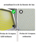 Comparison of bright LED lamp beads versus ordinary lamp beads for JUDYSSY Solar Led Flood Light, Ip67 Waterproof Outdoor Light Villa.