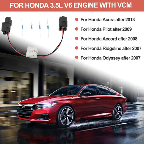 Plug And Play VCM Disable Harness For Honda 3.5L V6 Engines, wiring harness with resistors for smooth driving.