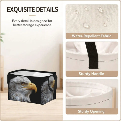 Super Roomy Polyester Storage Basket With Reinforced Handles Major Closet Organizer showcasing water-repellent fabric and sturdy handles