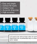 Dead On Accurate Dissolved Oxygen Test Kit Packs Sixty Quick Reads for freshwater tanks includes four reagent bottles.