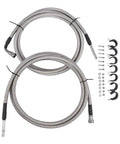 No Sweat Fuel Line Quick Fix Kit For Chevy Silverado And GMC Sierra 1500 Classic 2004 To 2007 V8 Gas Crew Cab Short Long Bed parts with hoses.