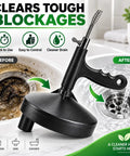 Professional Grade 25ft Manual Drain Auger And Drain Snake With Gloves for clearing tough clogs in bathroom sinks.