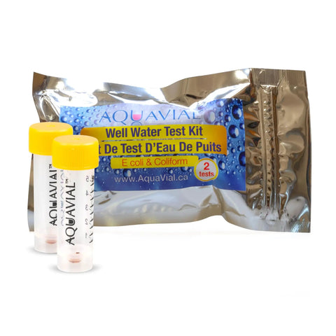 Top Shelf Two Pack Water Testing Kit To Nail Down E Coli And Coliform Fast Easy Color Shift Tests For Drinking Water Pools And Wells. Contains two vials.