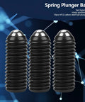 10 Pack M12x30mm Screw Thread Ball Spring Plungers Alloy Steel Positioning Detent Locking Pins For Workshop Clamps Tool Setup