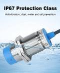 Inductive Proximity Sensor M30 Unshielded Two Wire NC Normally Closed With 15mm Detection Range For 110 To 220V AC Systems in water