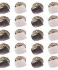 Twenty Pack Hidden Shawl Buttons And Shirt Safety Clasps Keep Your Wardrobe Locked Down All Season Long Featuring Premium Heavy Duty Slip Stopper Fasteners For Daily Wear, variety of clips shown.