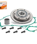 Top Shelf Starter Clutch One Way Bearing And Gear Gasket Kit For 2002 2003 Yamaha Yfm660r Raptor 660r Atv with gasket and hardware.